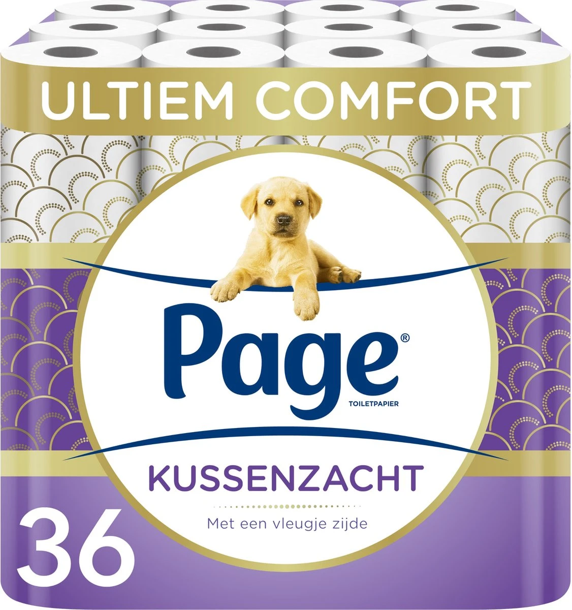 Page Toiletpapier - 36 Rollen - Kussenzacht Wc Papier (3-laags) - Voordeelverpakking
