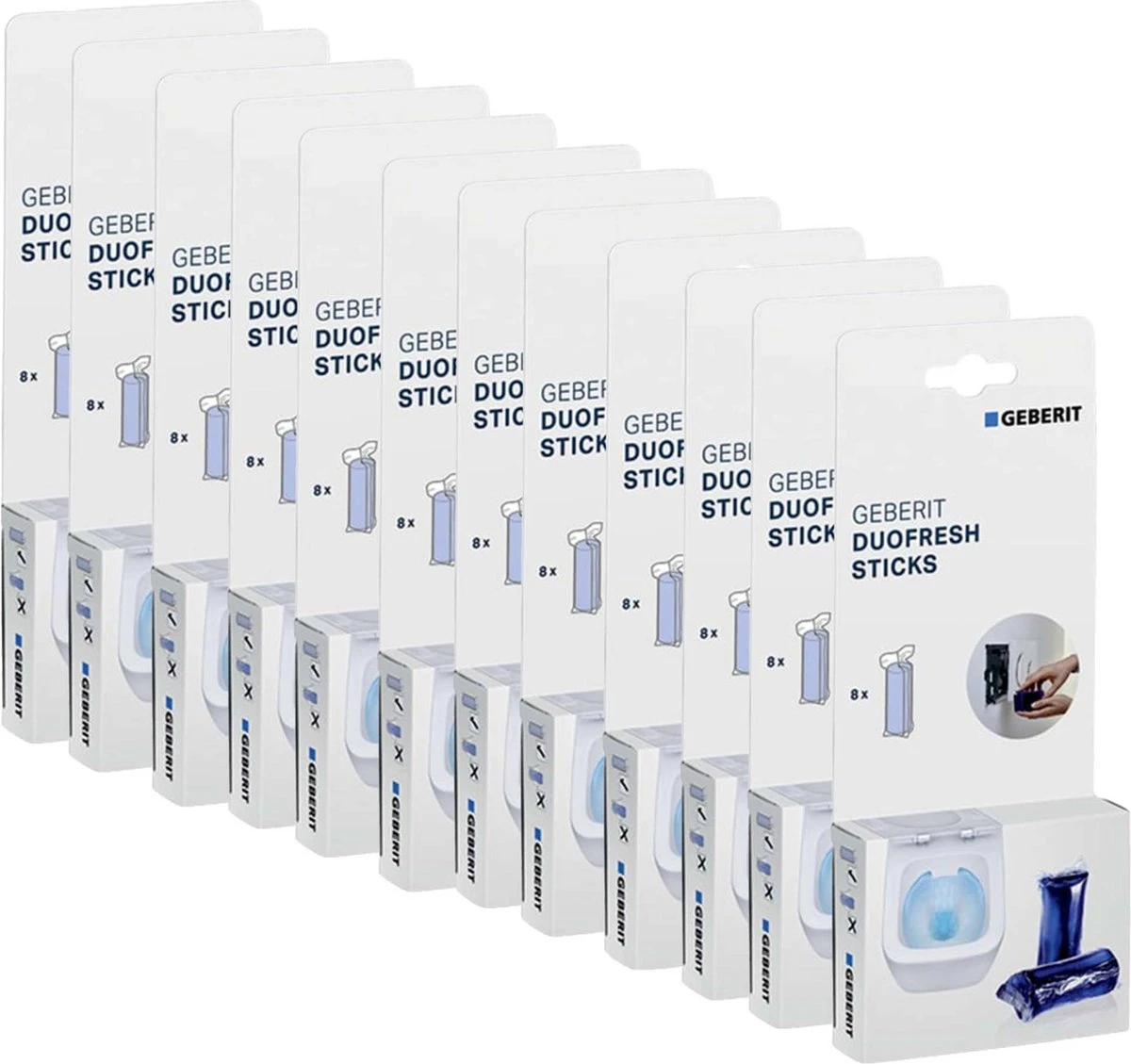 Geberit DuoFresh Sticks - 96 Stuks - Voordeelverpakking - Toilet/WC Blokjes Inbouwreservoir