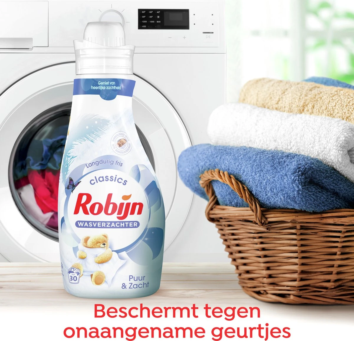 Robijn Puur & Zacht Wasverzachter - 8 X 30 Wasbeurten - Voordeelverpakking - Afbeelding 5