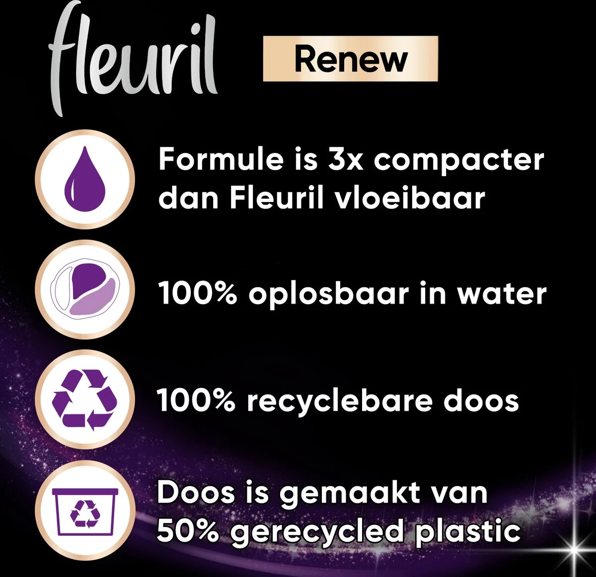 Fleuril Renew Zwart - Vloeibaar Wasmiddel - Voordeelverpakking - 65 Wasbeurten - Afbeelding 6
