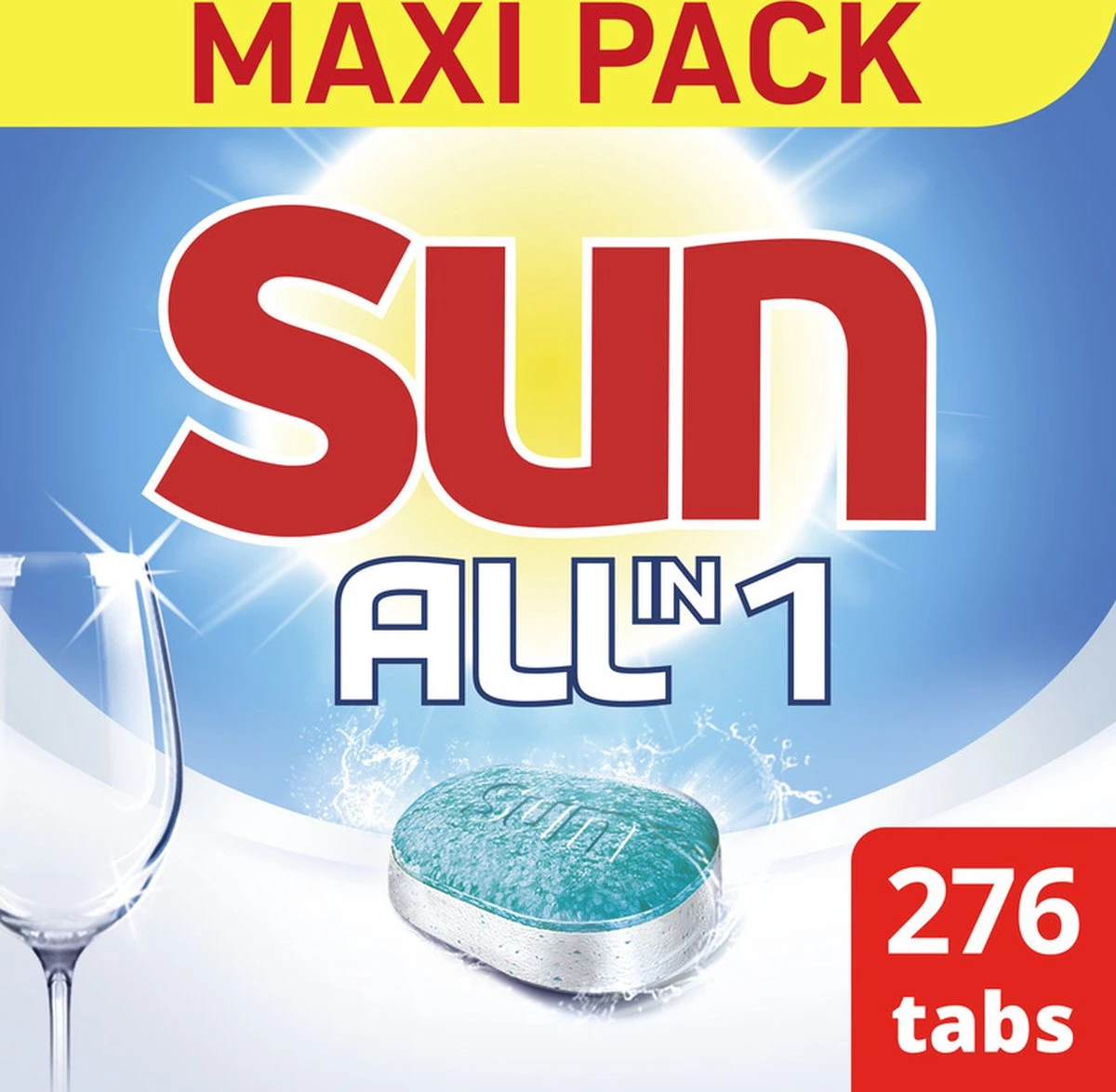 SUNĀ® Sun All-in 1 Normaal Vaatwastabletten - 276 Tabletten - Voordeelverpakking - Afbeelding 6