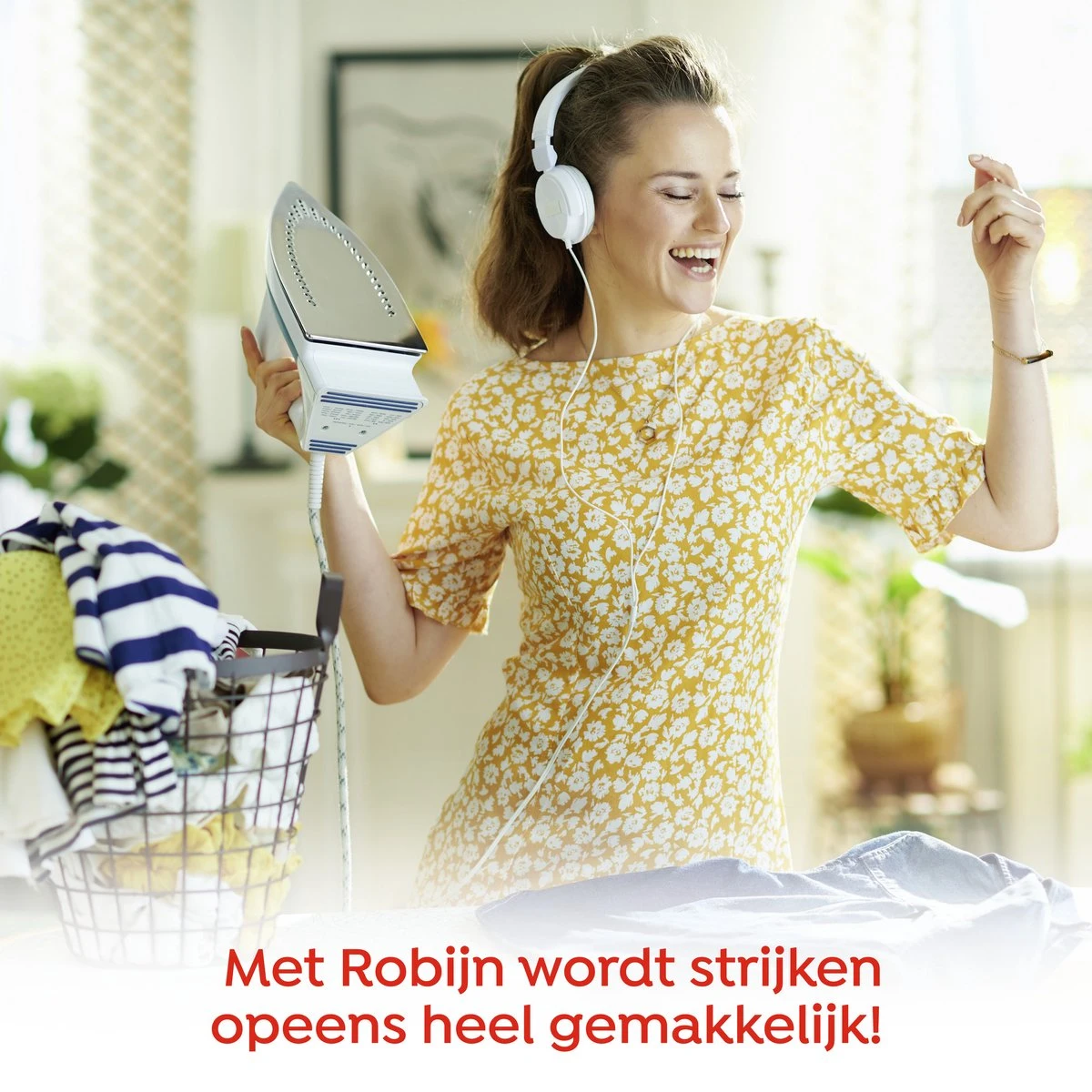 Robijn Intense Morgenfris Strijkwater 1 L - Afbeelding 2