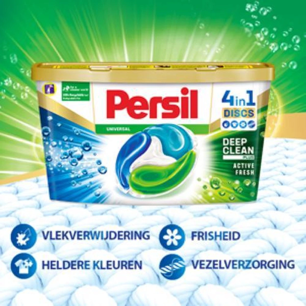 PersilĀ® Persil 4in1 Discs Universal Wascapsules - Wasmiddel Capsules - Voordeelverpakking - 8 X 15 Wasbeurten - Afbeelding 11