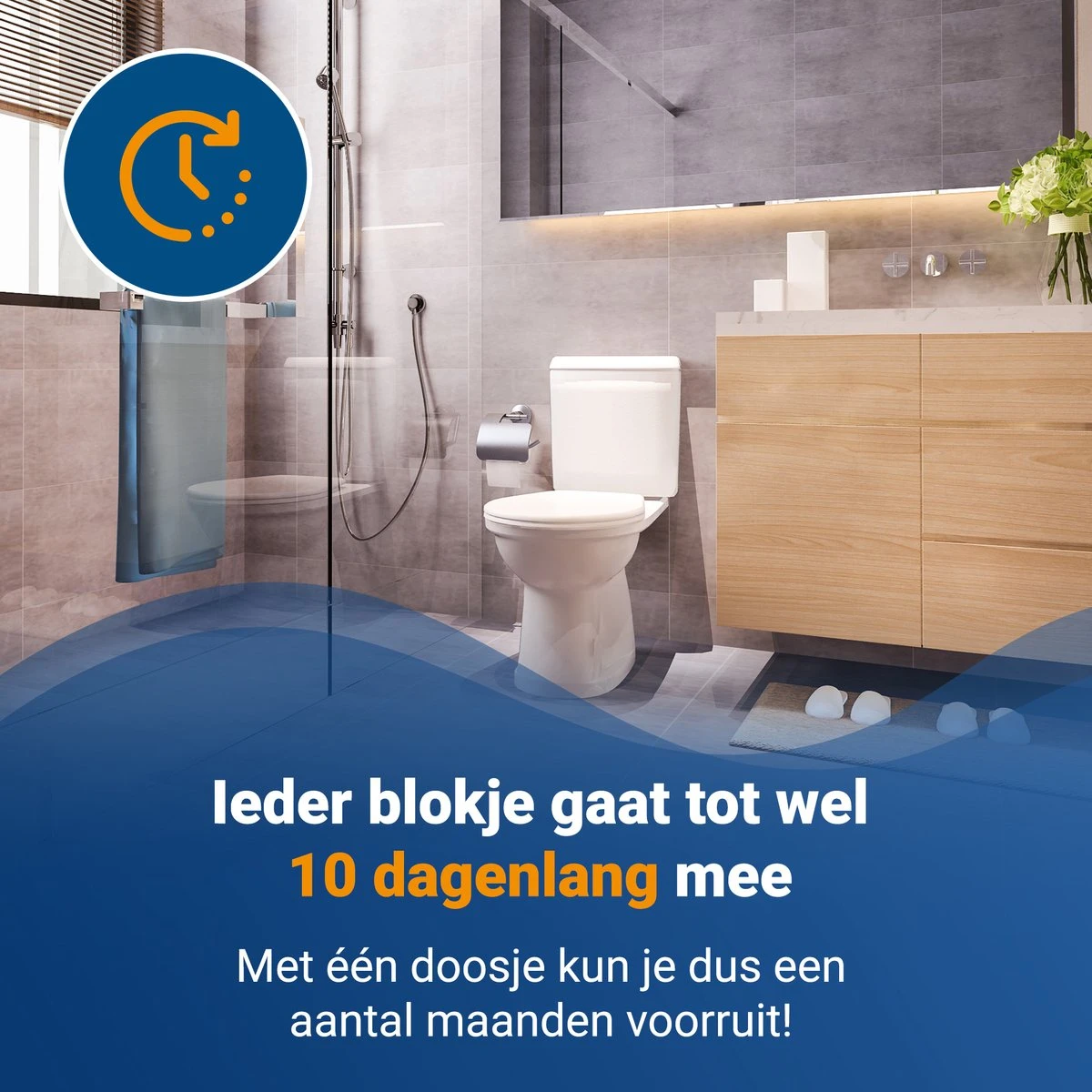 Witte Toiletblokjes Voor Inbouwreservoir Voor O.a Geberit En Grohe - 25 Stuks - Met Lavendel - Vlekvrij - Stortbakblokjes - Afbeelding 4