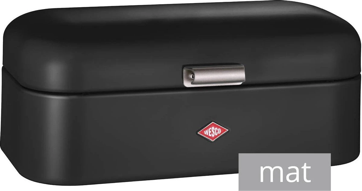 Wesco Grandy Broodtrommel Mat Zwart