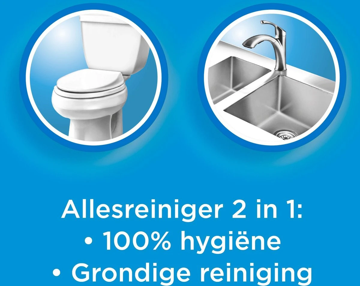 Ajax® Ajax Allesreiniger 100% Hygiene 6 X 1L - Voordeelverpakking - Afbeelding 6
