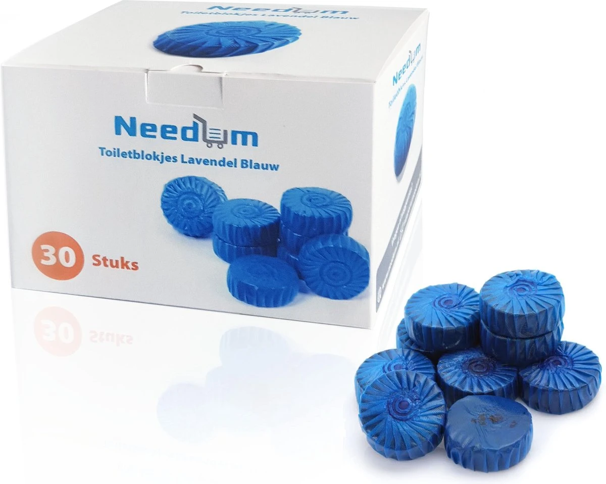 Needum ® Toiletblokjes Voor Inbouwreservoirs – WC-blokjes – Toiletblokken In Een Voordeelverpakking – 30 Stuks
