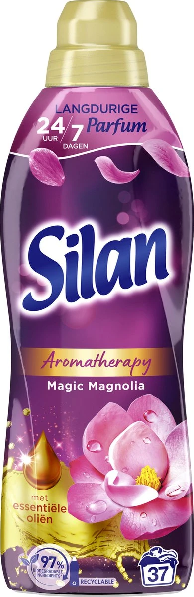 Silan Aroma Therapy Magic Magnolia Wasverzachter - 6 X 37 Wasbeurten - Voordeelverpakking - Afbeelding 3