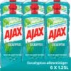 Ajax® Ajax Allesreiniger Eucalyptus 6 X 1.25L - Voordeelverpakking